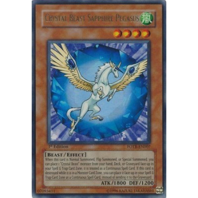 Crystal Beast Sapphire Pegasus - FOTB-EN007